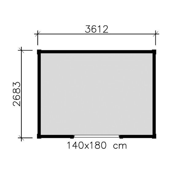Jabo Kalsebod 9,7 m², planskiss