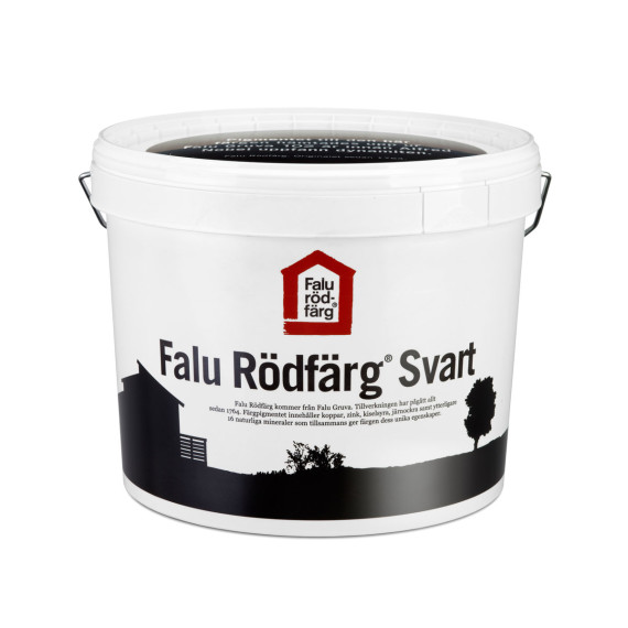 Falu Rödfärg, svart 10L