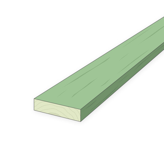 Ytterpanel 22x95 mm finsågad NTR AB