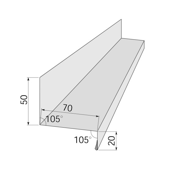 Fönsterbleck överbleck, mått (mm)