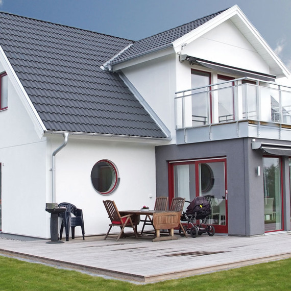 Takpanna ModoPlus tvåkupig, Antracit MP407