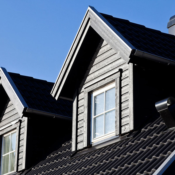 Takpanna ModoPlus tvåkupig, Svart MP401