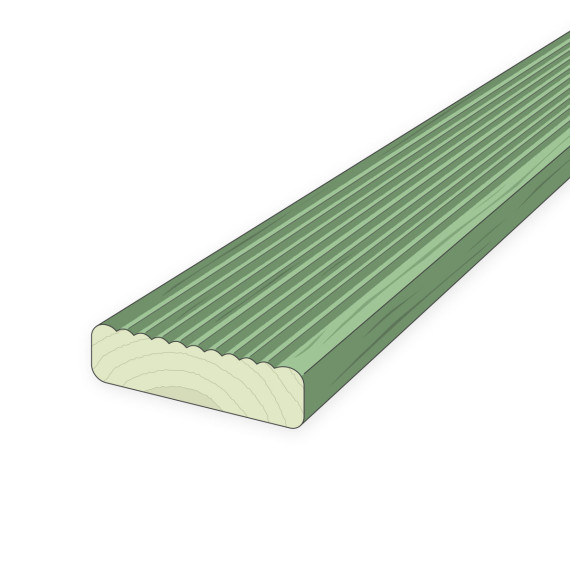 Trall Räfflad 28x120 mm NTR AB