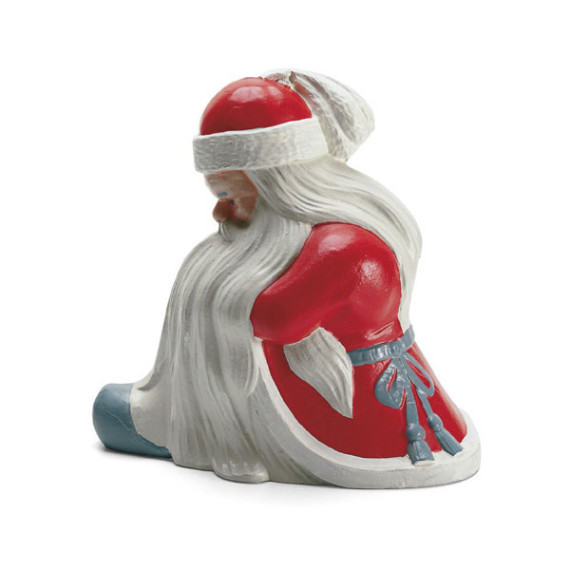 Dörrstopp Tomte, målad