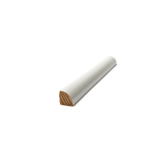 Kvartstav 12x12 mm Vitmålad