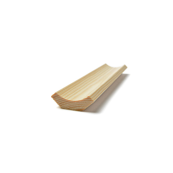 Taklist Hålkäl 15x43 mm Obehandlad