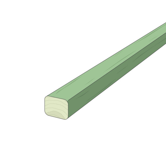 Staketläkt 34x45 mm NTR AB