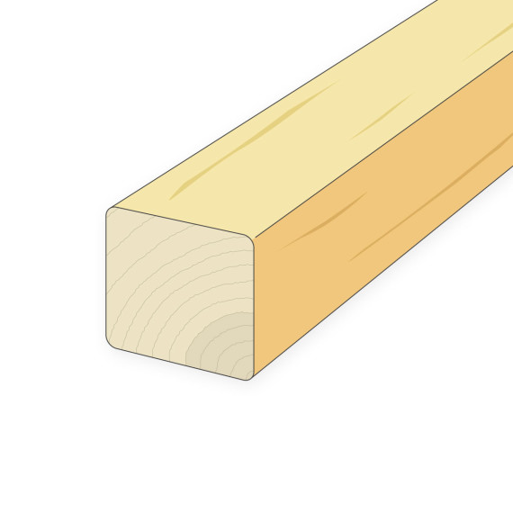 Stolpe 95x95 mm Obehandlad